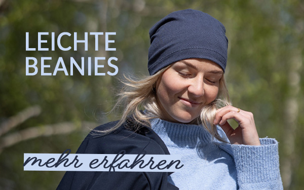 Leichte Baumwollmütze in Blau